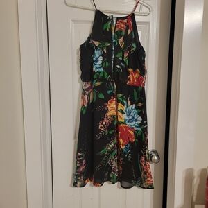 Old Navy Floral Women Dress - Multicolor Size S